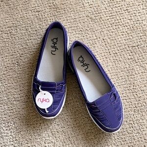 Ryka women’s slip on shoes in purple, size 7-7.5